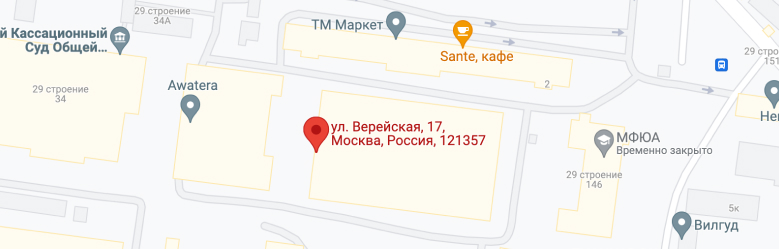 Место расположения офиса компании Волга-Мед на карте 